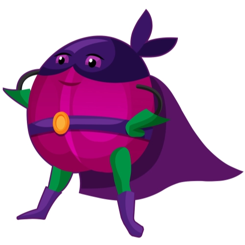 Craft Supply Classroom Cutout | Superhero Beetroot Vegetable Cutout